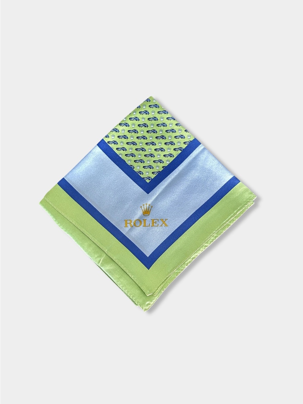 ROLEX 2006 Pebble Beach Concours Tour Silk Scarf Vineyard Vines Delahaye 135